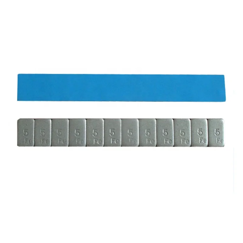 60 г (5gx4 + 10gx4) клейкие балансирующие весы FE с покрытием цинка прямоугольные