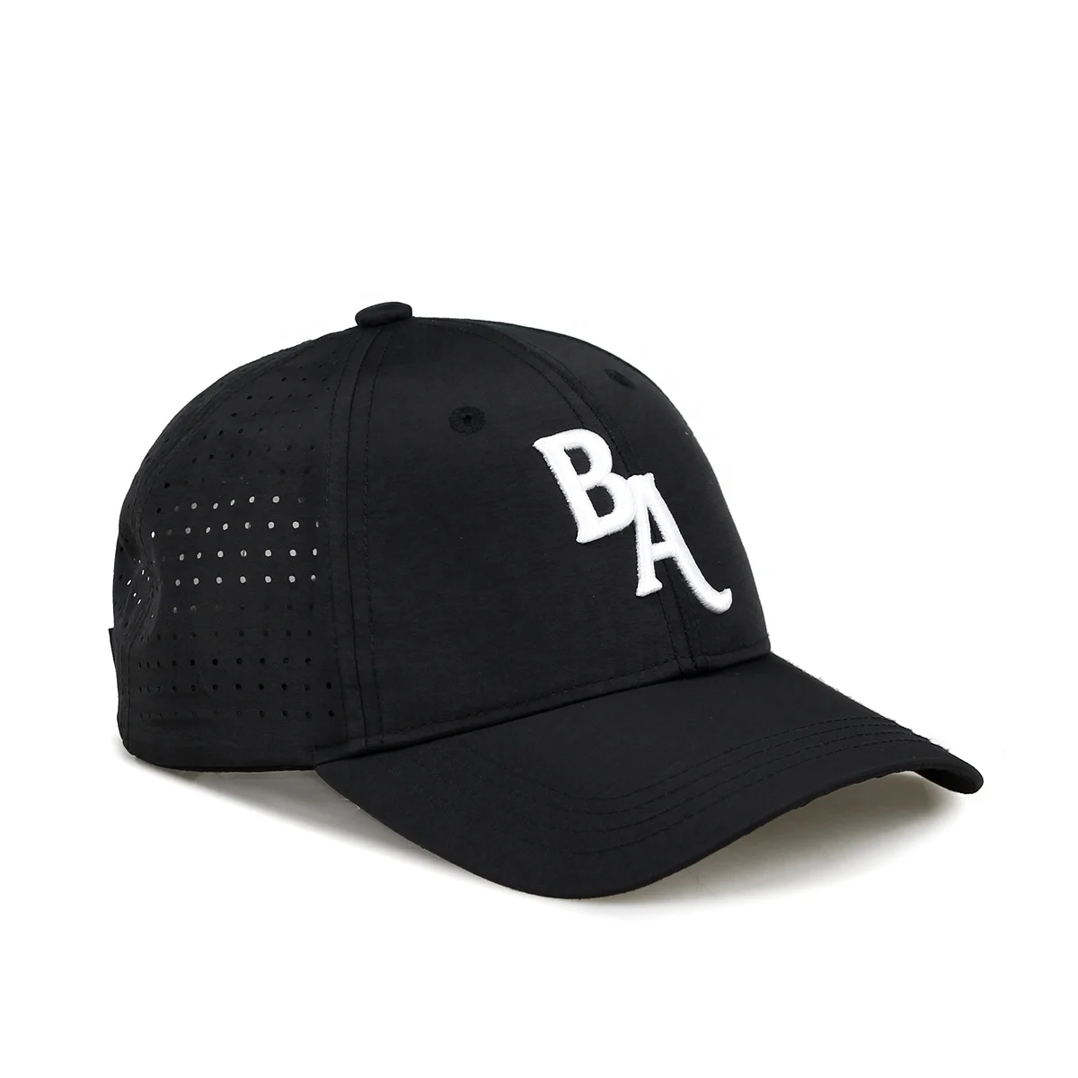 Custom Float Floating Mens Laser Cut Dry Fit Water Proof Waterproof Breathable Hydro Golf Baseball Hats Caps With Holes logo