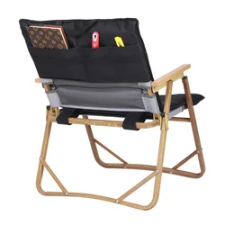Outdoor garden removable sofa set wooden body folding chair