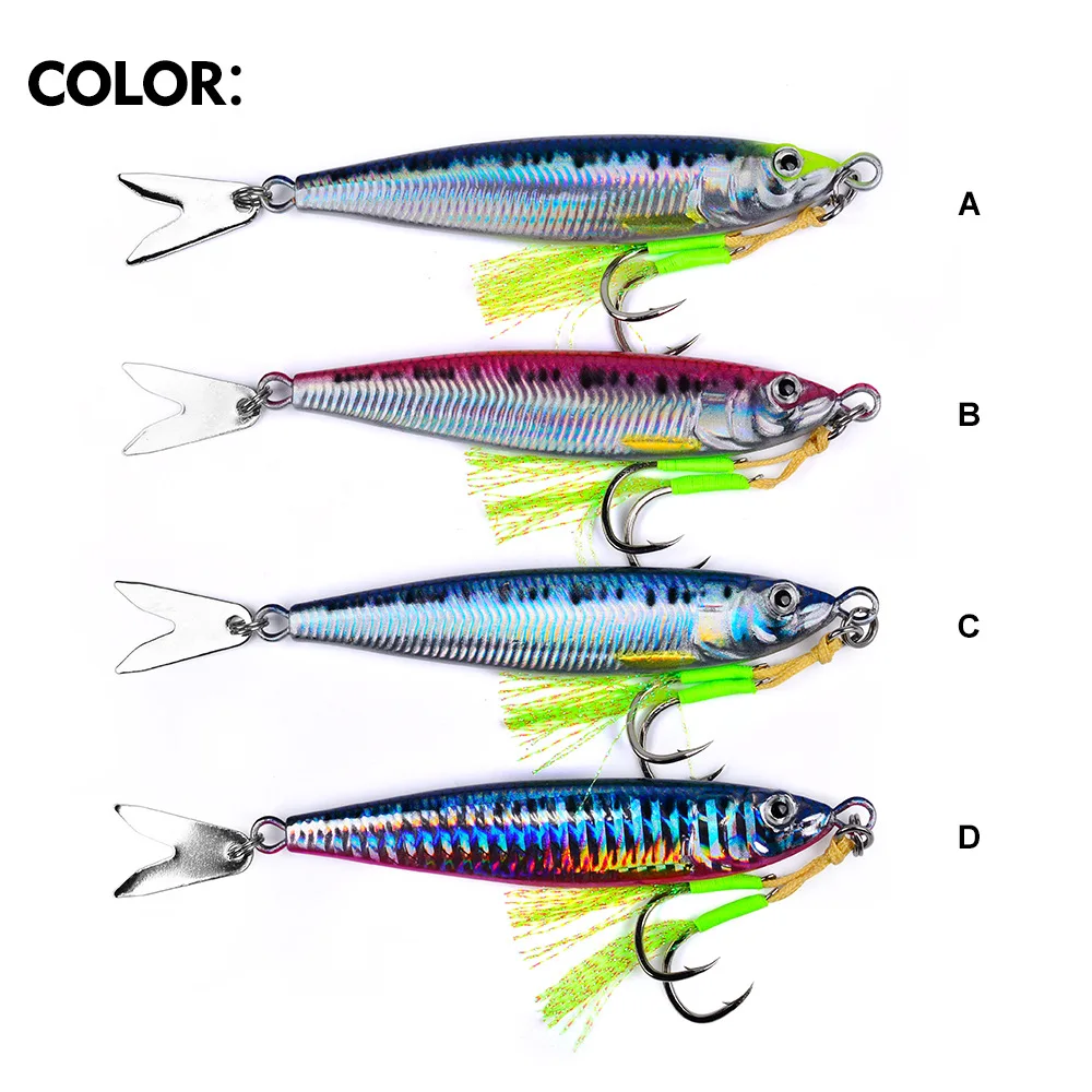 New Model 3D Print Casting Simulation Bait Fast Sinking Lead Metal Fishing  Lure