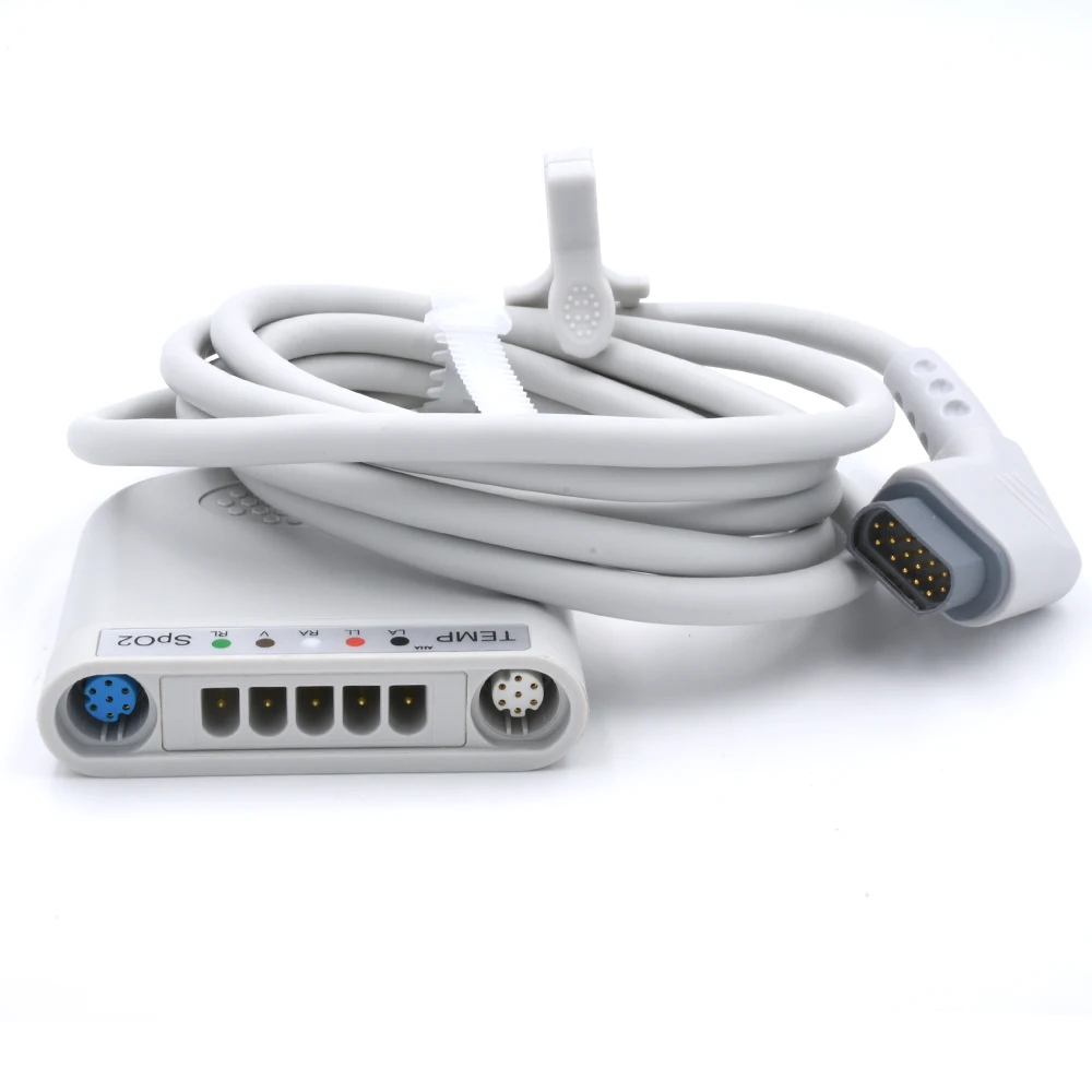 EKG ECG Trunk Cable Multiparameter Cable 3 and 5 Leads for Infinity C500 Machine