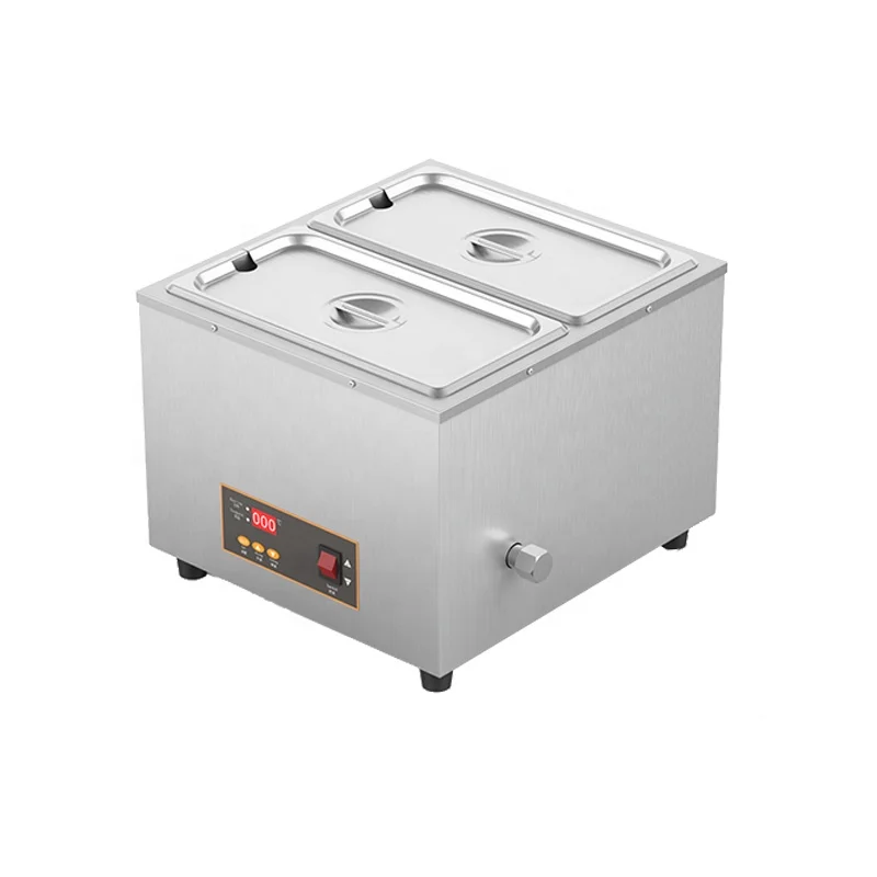 
 Популярная коммерческая 5l Электрический цифровой 2 горшок шоколад плавильная печь  