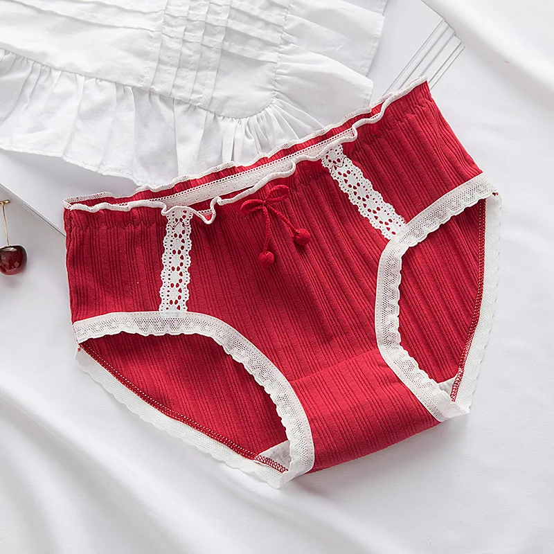 BeReady Cotton Underwear Women Sexy Lace Panties for Women