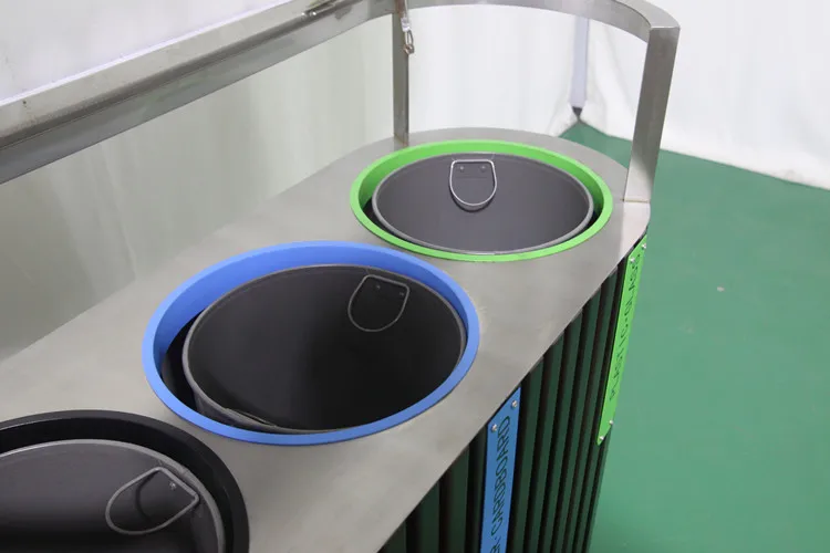 Eco-friendly Outdoor Composite Wood Garbage Containers