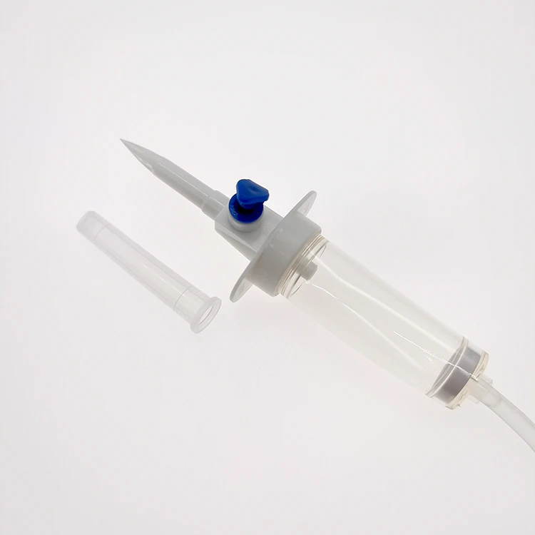 Iv Fluids Infusion Set OEM Factory CE ISO Iv Infusion Drip Fluid Giving Set with Flow Regulator
