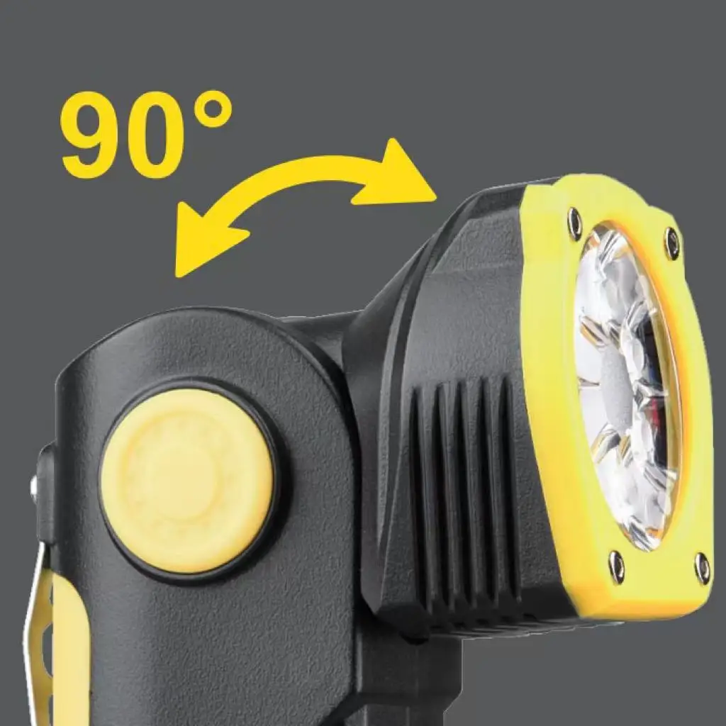 带旋转调节的发光二极管工作灯、COB泛光灯条、磁吸迷你充电手电筒