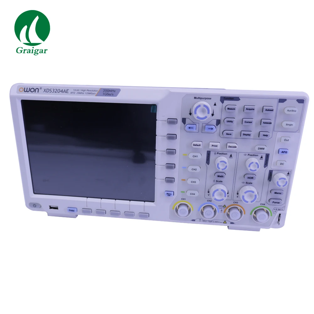Hantek2D72 Precision 3IN1 70mhz 2-Channel Digital Oscilloscope Waveform Generator Multimeter Handheld USB Oscilloscope 125msa/S