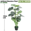 Pianta Artificiale di Monstera 120 cm 3,9 ft 21 Foglie