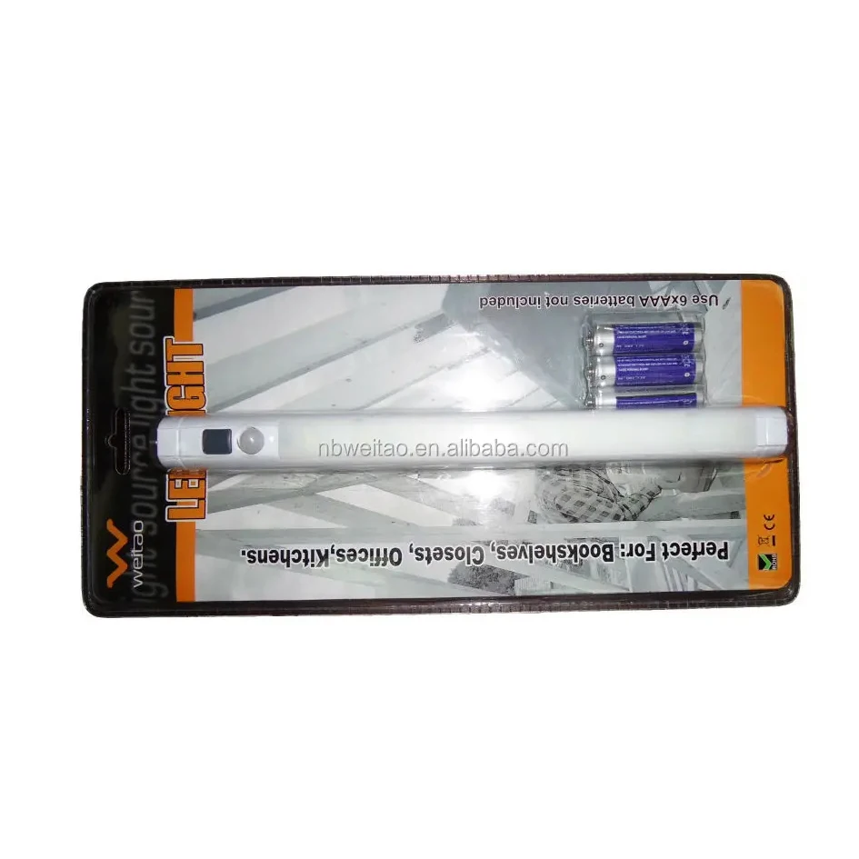 Hand Sensor LED Closet Cupboard Kitchen Cabinet Light Wardrobe Jewelry Under Showcase Lighting for Display