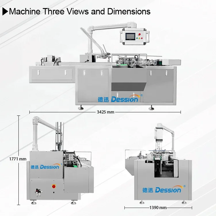 Automatic Cosmetic Box Cartoning Machine Cosmetic Jar Paper Carton Packing Machine Lipstick Serum Tube Box Packing Machine