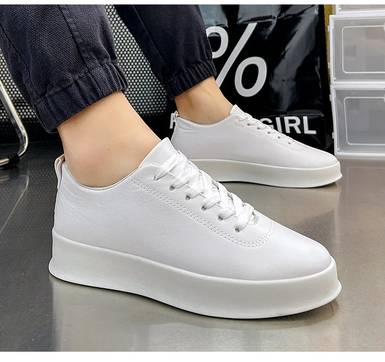 Male Shoes Autumn New Shoes Male Version Of Tide Light And Small White ...