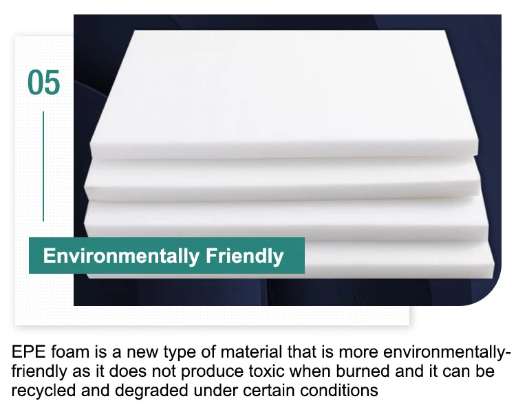 Pearl Cotton Foam Board Sponge Filling Foam Pad Customized Epe Shock