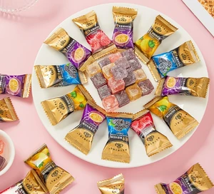 Sour Fruit Cube Pattern Assorted Chewy Gummies Gummy Candy Snacks