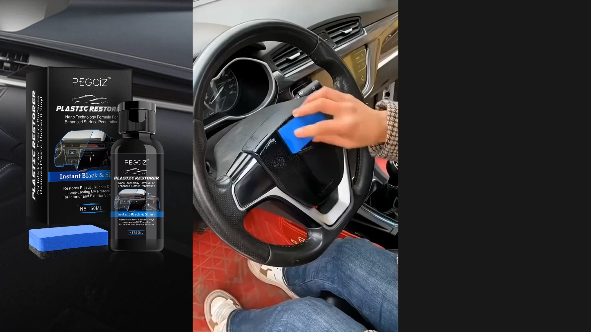 Pegciz Car Interior Plastic Parts Restore Maintenance Tool Automotive