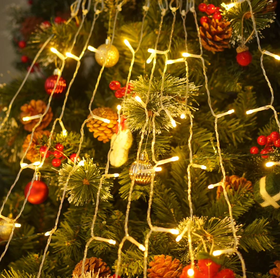 Outdoor Star String Lights Led Fairy Lights 8 Modes Multicolor