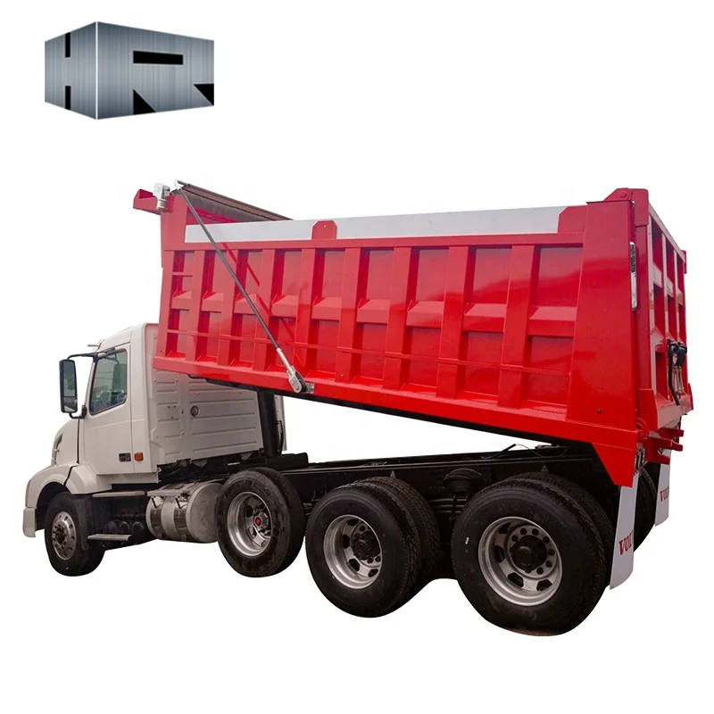 Heavy Duty New Dump Truck Body 16' Box Heavy Duty 1/4 Floor Electric Tarp A50 Steel Bed