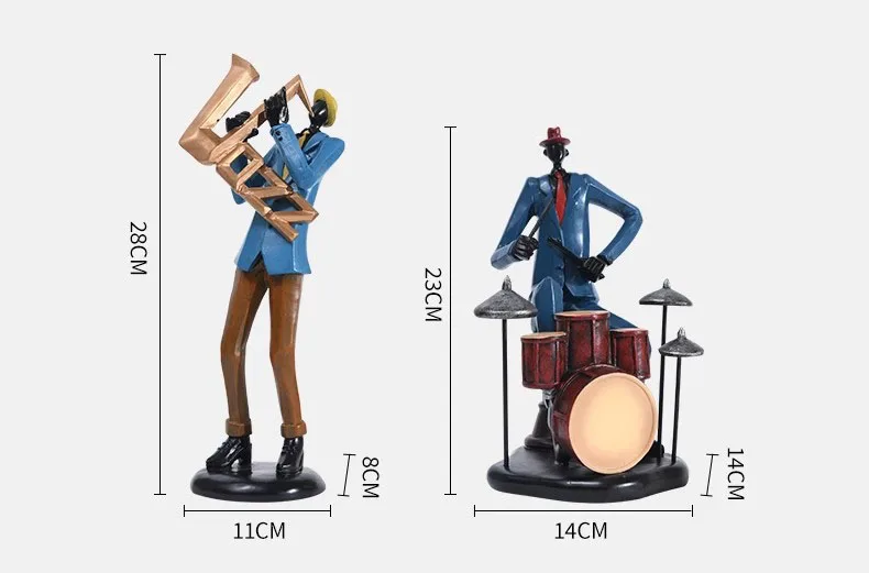JAZZ JAZZバンド　ブルース　置物　インテリア　ヴィンテージ JAZZ JAZZバンド ブルース 置物 インテリア ヴィンテージ 【公式通販】