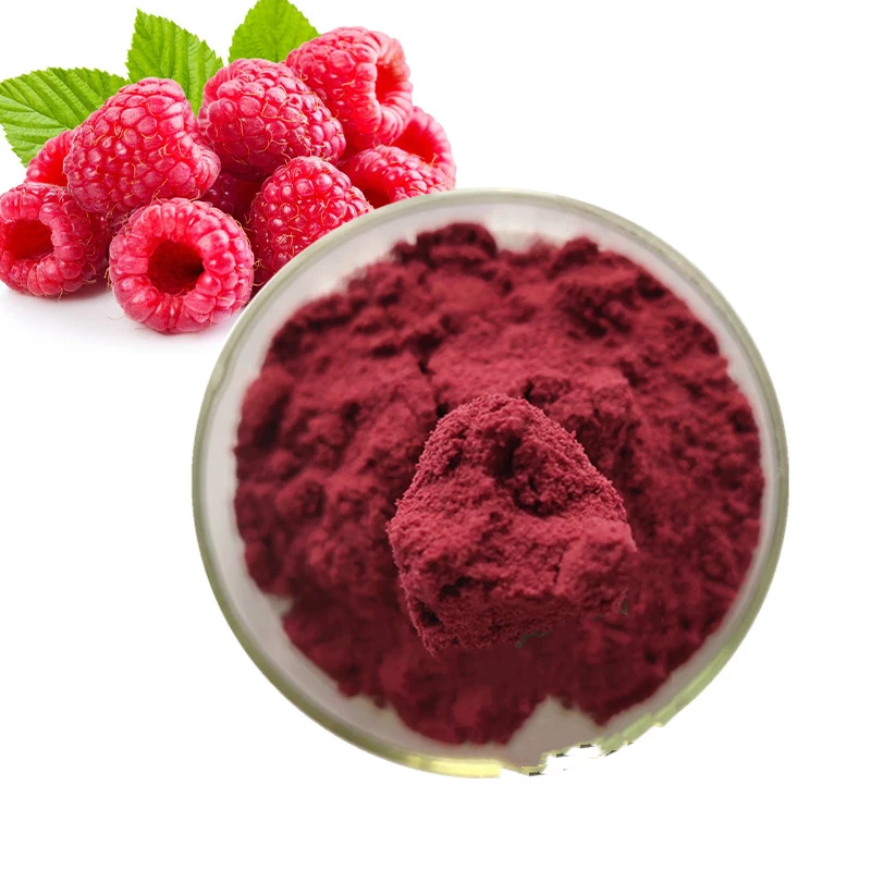 Organic Chinese Raspberry Extract Wild-Cultivated Fruit Powder Vacuum-Packed Bottle Drum Glass Container Plastic Container