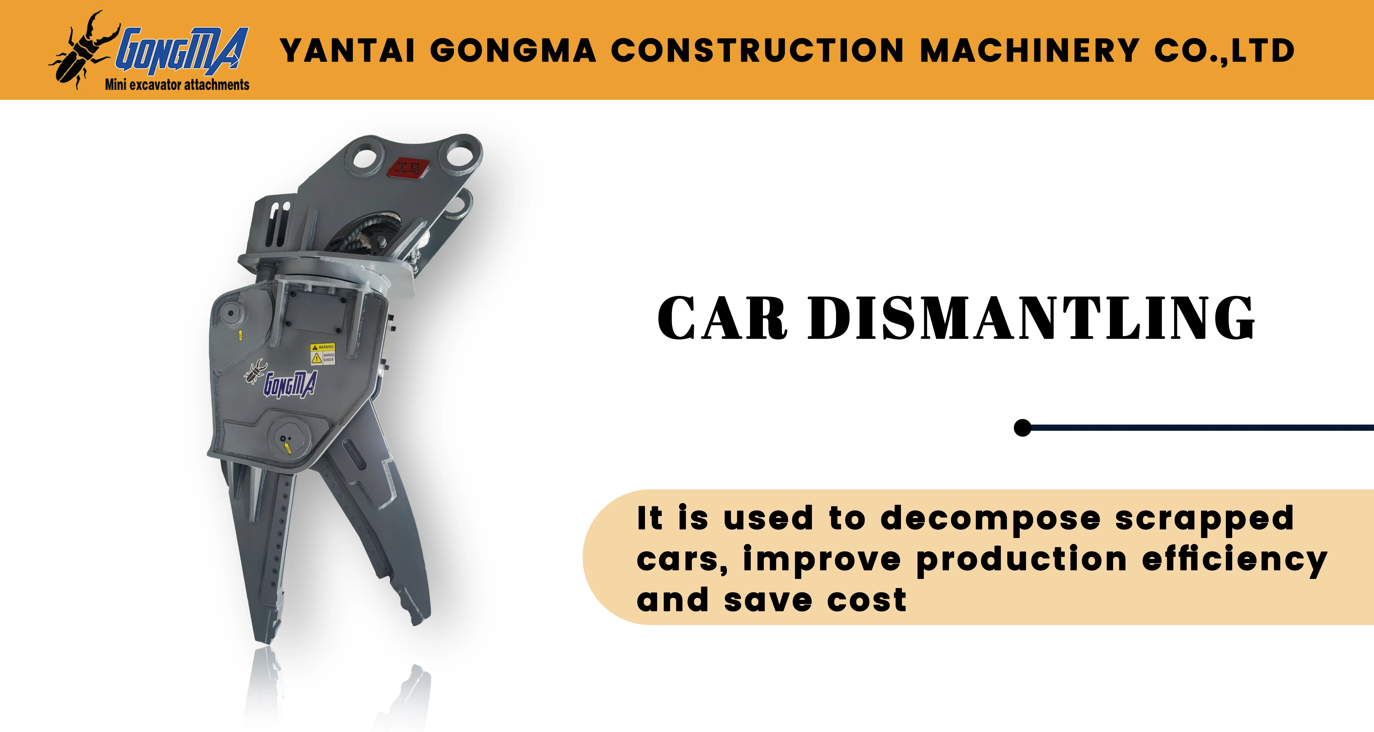 Steel & Car Dismantling Shear Excavator Hydraulic Demolition Shear