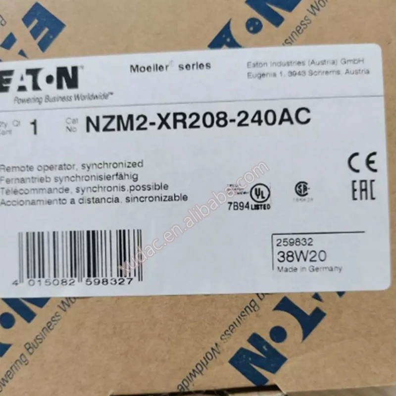 NZM2-XR208-240AC Molded Case Circuit Breaker - Remote Operation NZM2-XR208-240AC Molded Case Circuit Breaker - Remote Operation