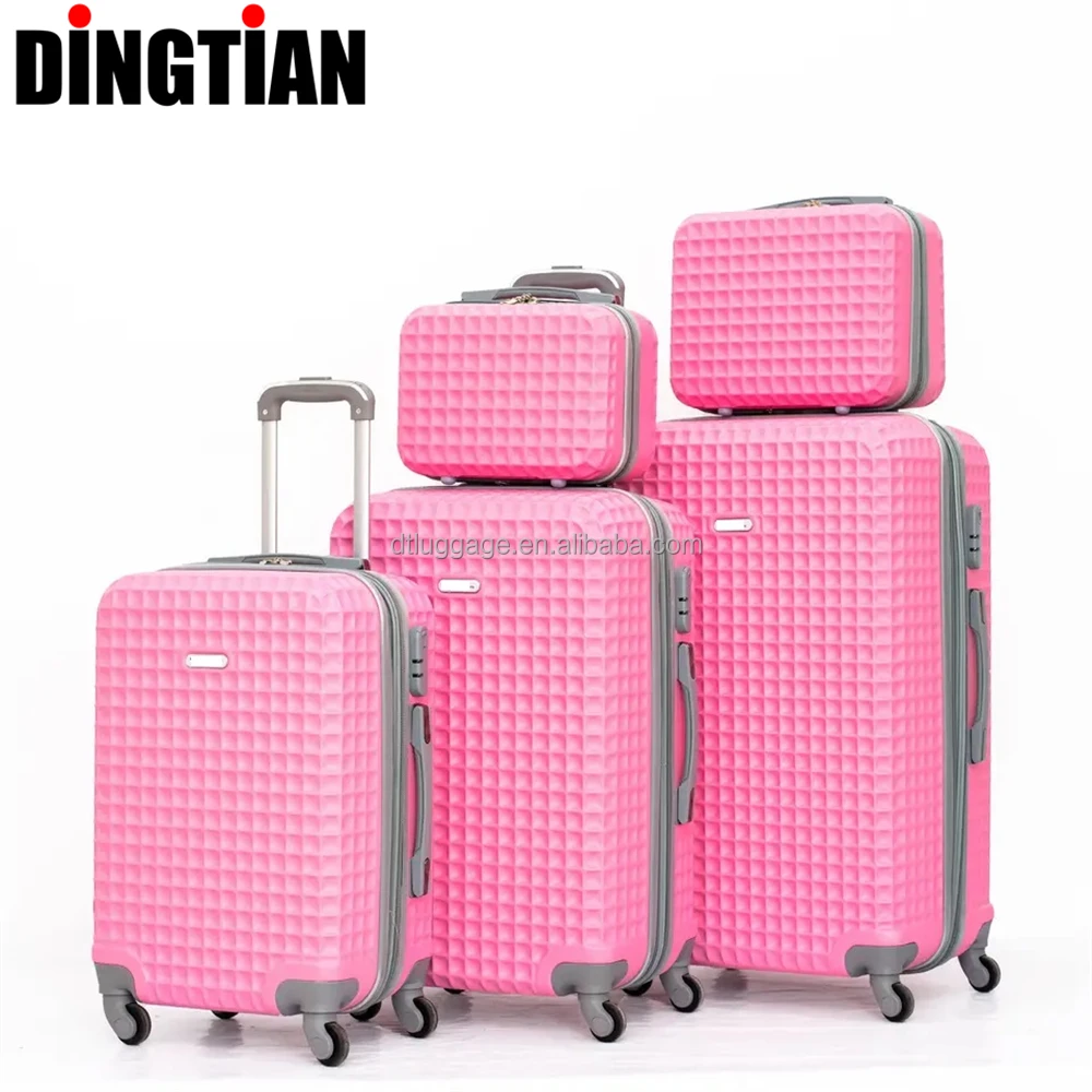 Piece Luggage Set with Spinner Wheels High Quality ABS