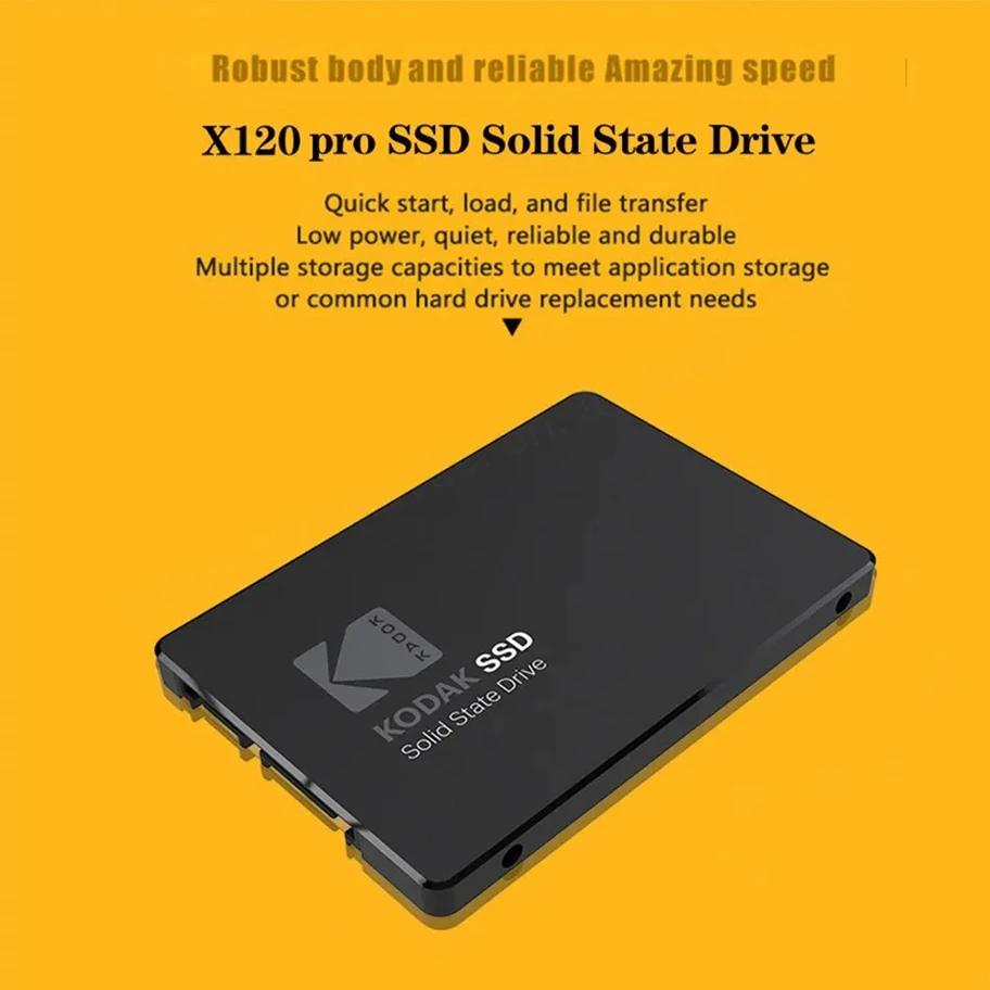 Disco Duro Sólido Kodak X120 PRO SSD 128GB 256GB 512GB 1TB 2.5