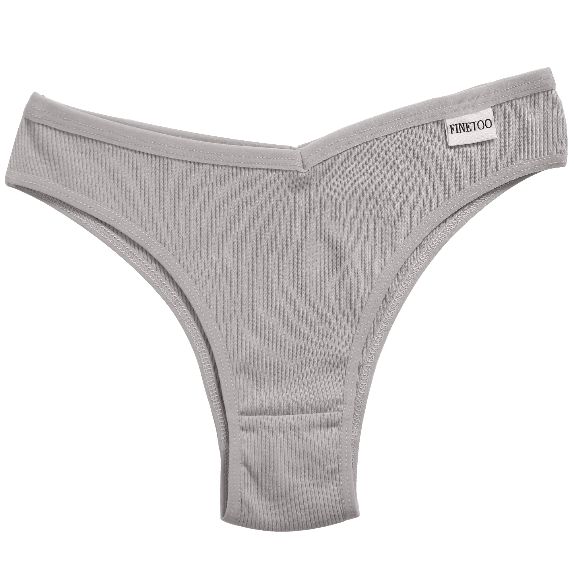 FINETOO Low Waist Panties women's cotton