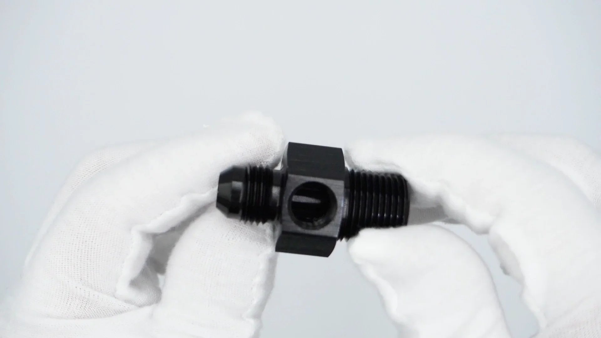 Auto Performance Parts Aluminum Male An6 To 3/8" Npt With Gauge/gage