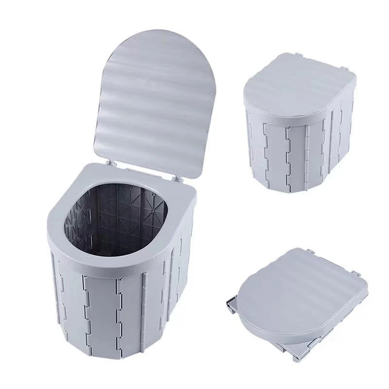 Toilettes Pliantes Pour Voiture, Capacité De Charge De 300 Chats Pliable Portable Hauteur Confortable Pot Porta Pour Camping Et Les Voyages St 96226227
