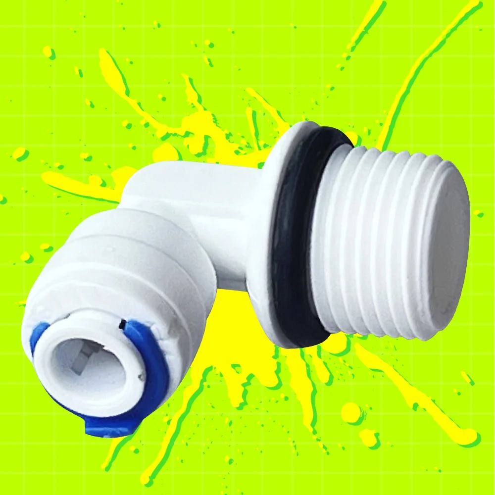 Фильтр для очистки воды при помощи обратного осмоса воды система трубопровода опреснения морской воды быстрое соединение типа 1/4 3/8 RO ПЭ трубы разъем