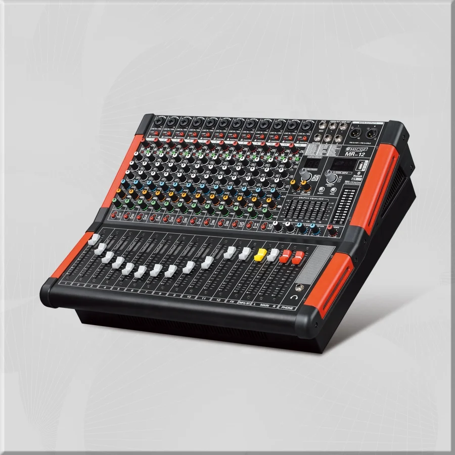 Профессиональный Сценический студийный мини-микшер для караоке звуковой Миксер с USB консоль DJ KTV шоу 7 каналов