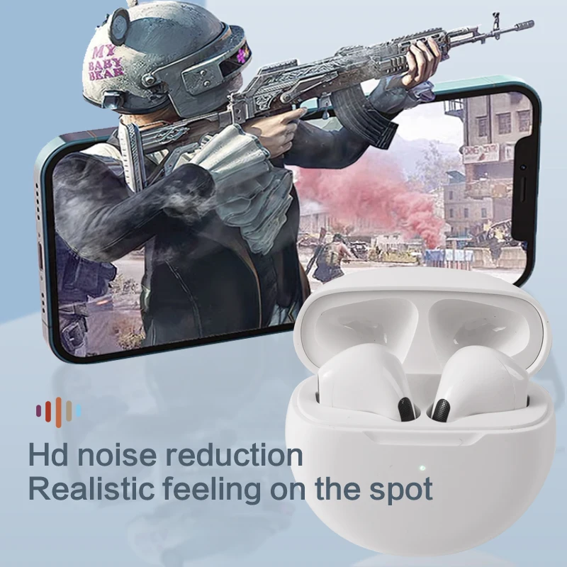 2023 наушники и Pro4 tws беспроводные auriculares гарнитура игровые