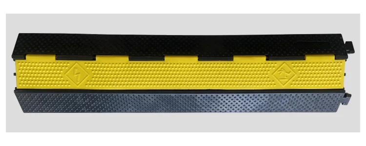 OEM Rubber Pvc Drop Over Cable 2 Channel Ramp Cable Protector supplier
