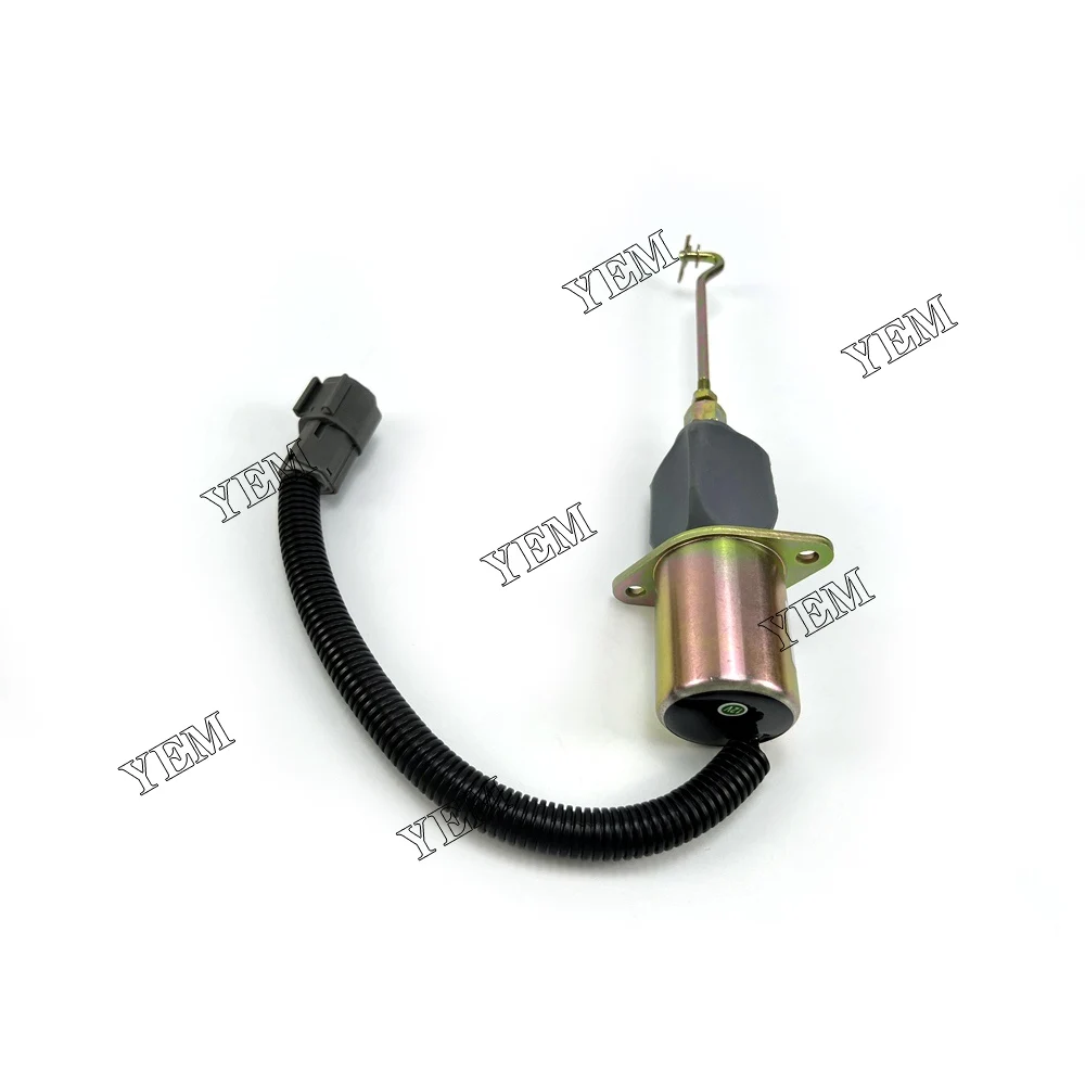 For Mitsubishi Engine S4S Solenoid Valve 32A87-15100 12V Spare Part 5