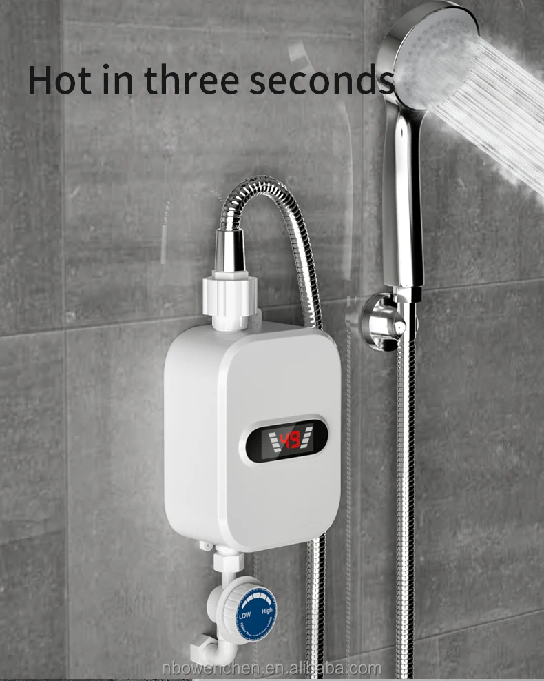 2022new Stylepump Instant Portable Tankless Electric Shower Hot Water