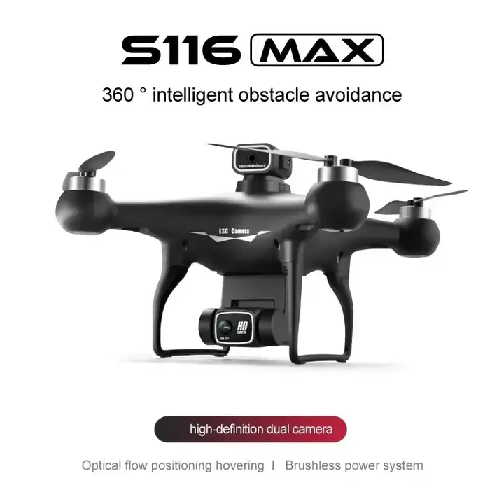 Obstacle Avoidance Drone S116 15 Min Flight, IP68 Waterproof