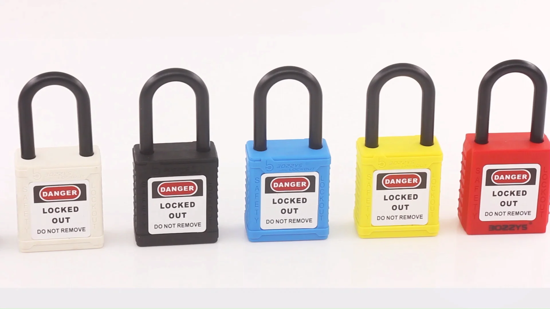 Industrial Insulated Safety Lockout Padlock With Master Keyed And Steel