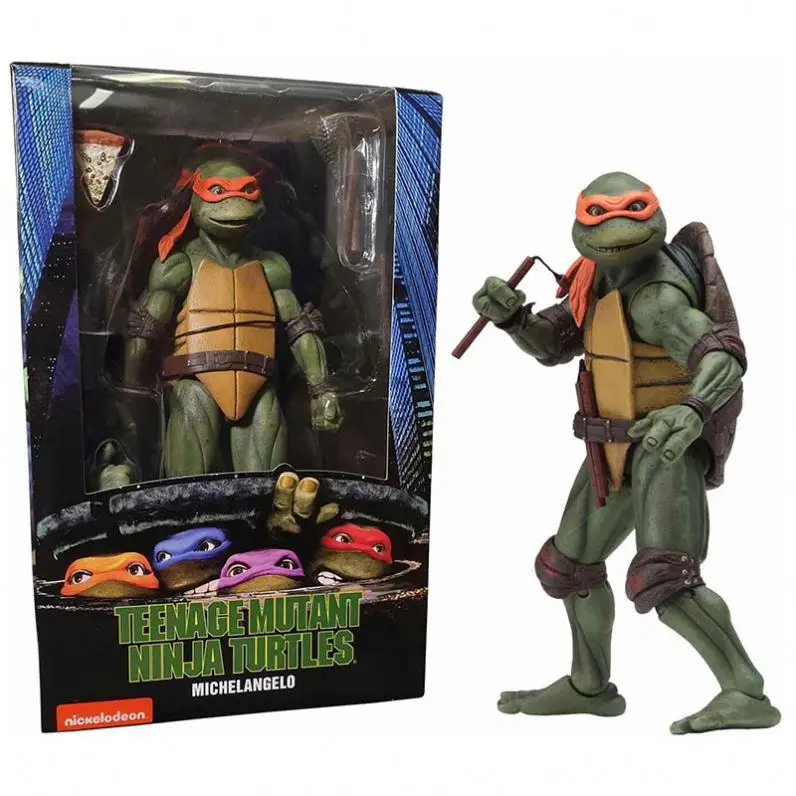 Action Figure Ninja Turtle Leonardo Da Vinci For Neca 1990 Film Version ...