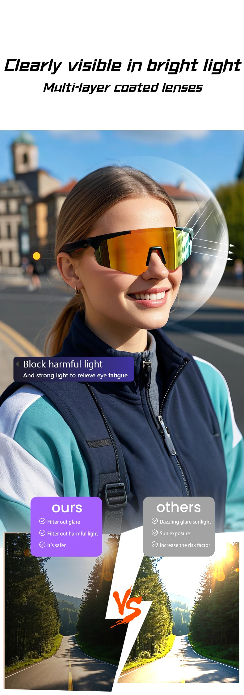 Sanvnet Qy-pro 2 Cycling Smart Glasses Bt Audio Smart Eyewear Ai Translate Voice Assistant Music Outdoor Sports Sunglasses 2026 - Buy Cycling Smart Glasses sunglasses 2026 smart Eyewear