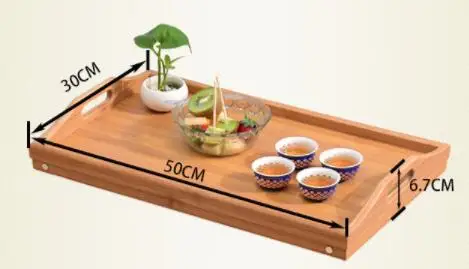 Высокое качество натуральный бамбук пользовательский складной ленивый ноутбук компьютерный стол