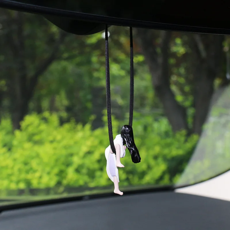 Sadako Doll Model Car Pendant Hanging Resin Interior Accessories