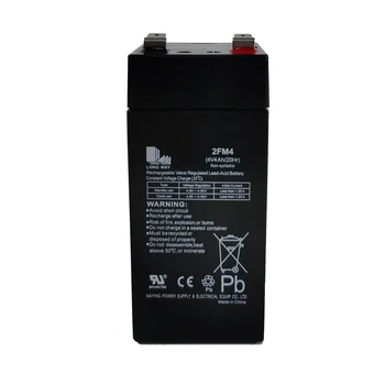 High Performance 4V4ah 2FM4 General Usage Small Capacity AGM Lead Acid Batteries