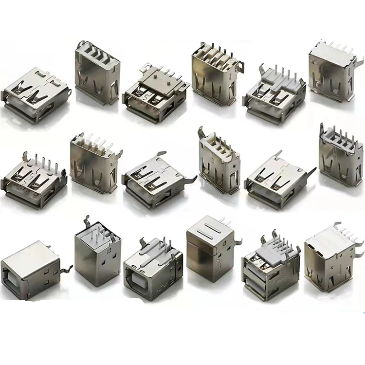 Usb Type C Connector Female Pcb Mount Micro Usb Socket 16Pin Custom Usb Connector