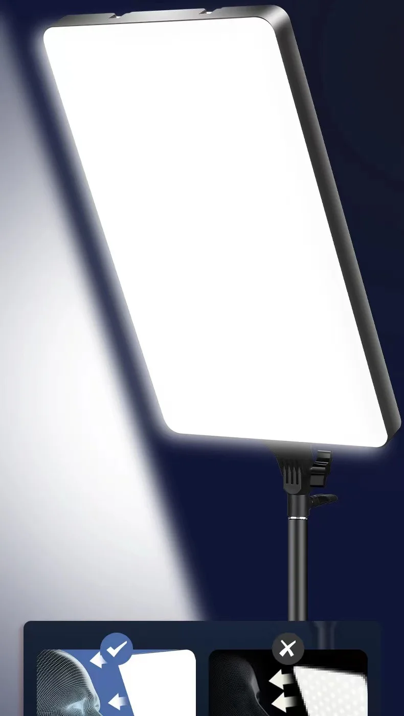 Lumière de remplissage Photo LED Portable de 24 pouces, éclairage de Studio pour enregistrement vidéo, Streaming, tournage, séance Photo