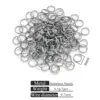 Steel color double layer key ring-0.7*6