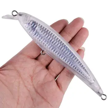 Cheery Unpainted ABS Fishing Lure Blanks Big Jerkbait Lure Pencil Hard Crankbait Bodies Saltwater Fishing Minnow Lure – Minnow – view 3