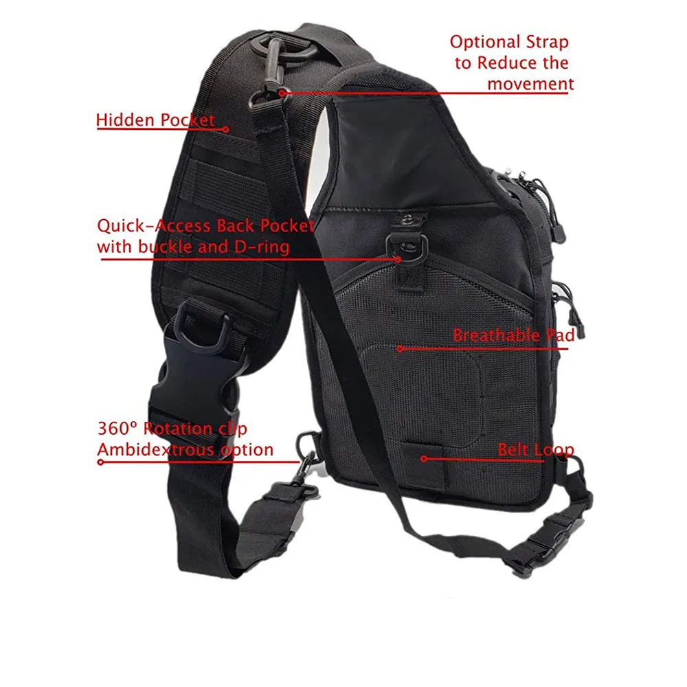 FREE SAMPLE Assault Sling Backpack Practical Shoulder Bag Outdoor Sports Daily Bag Small Concealed Equipment