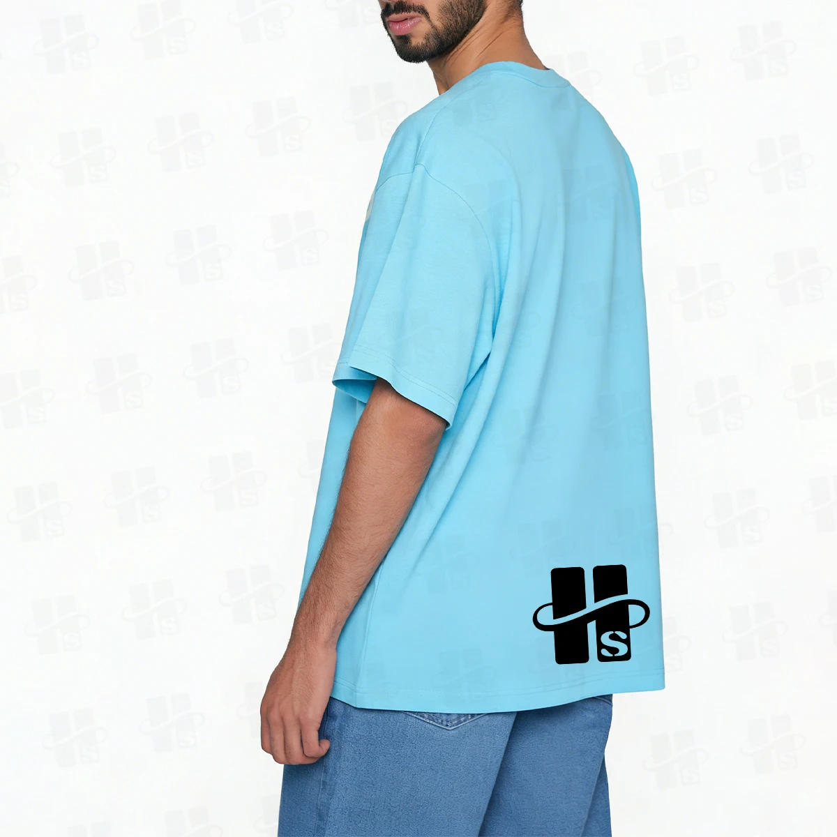 Unisex Oversized T Shirt 100% Cotton Heavyweight Drop Shoulder Plain Tee Unisex t Shirt Oversized Cotton t Shirt