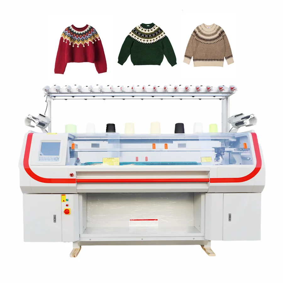 Automatic Multiple Options for Inch Industrial Flat Knitting Machine for Collar and Sweater