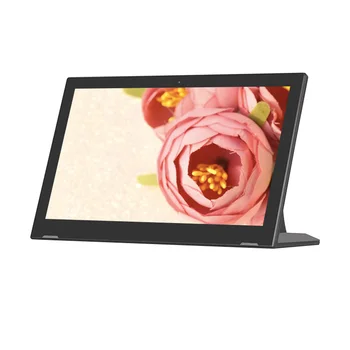 L Shape Touch Screen Android Tablet Advertising Player 15.6 inch Wifi Table Digital Photo Display